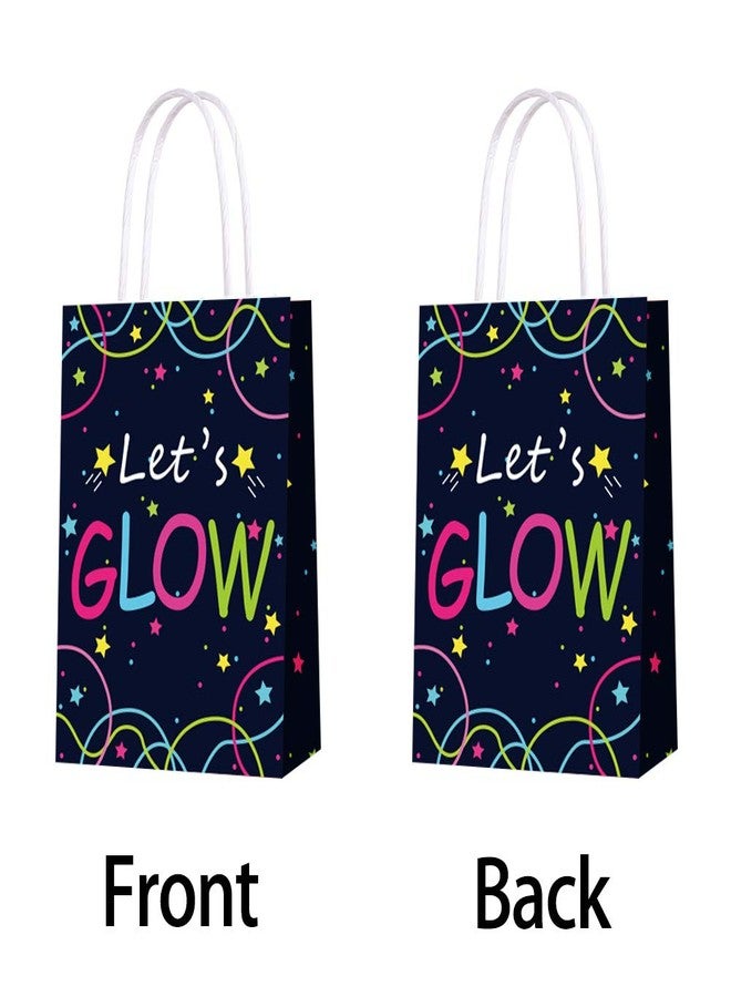 BCHOCKS Glow in the Dark Gift Bags, Creative Unique Party Favor Bags Treat Bags for Birthday Party Supplies(12pcs) - Image 5